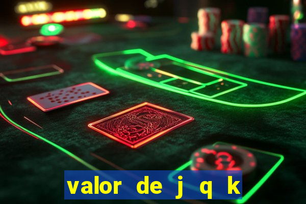 valor de j q k en blackjack